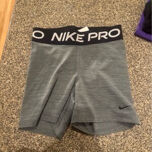 Nike Pro Dri-FIT Black and Gray Shorts